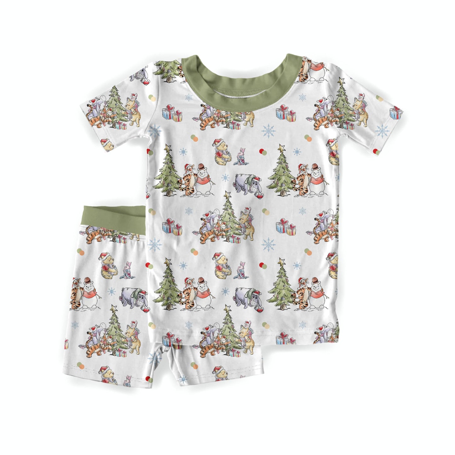 Woodland Christmas Wishes Youth Short Set **PreOrder**