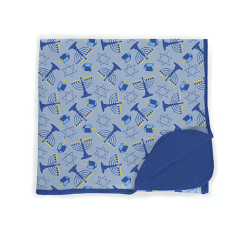 Hanukkah Blessings Bamboo Blanket **PreOrder**