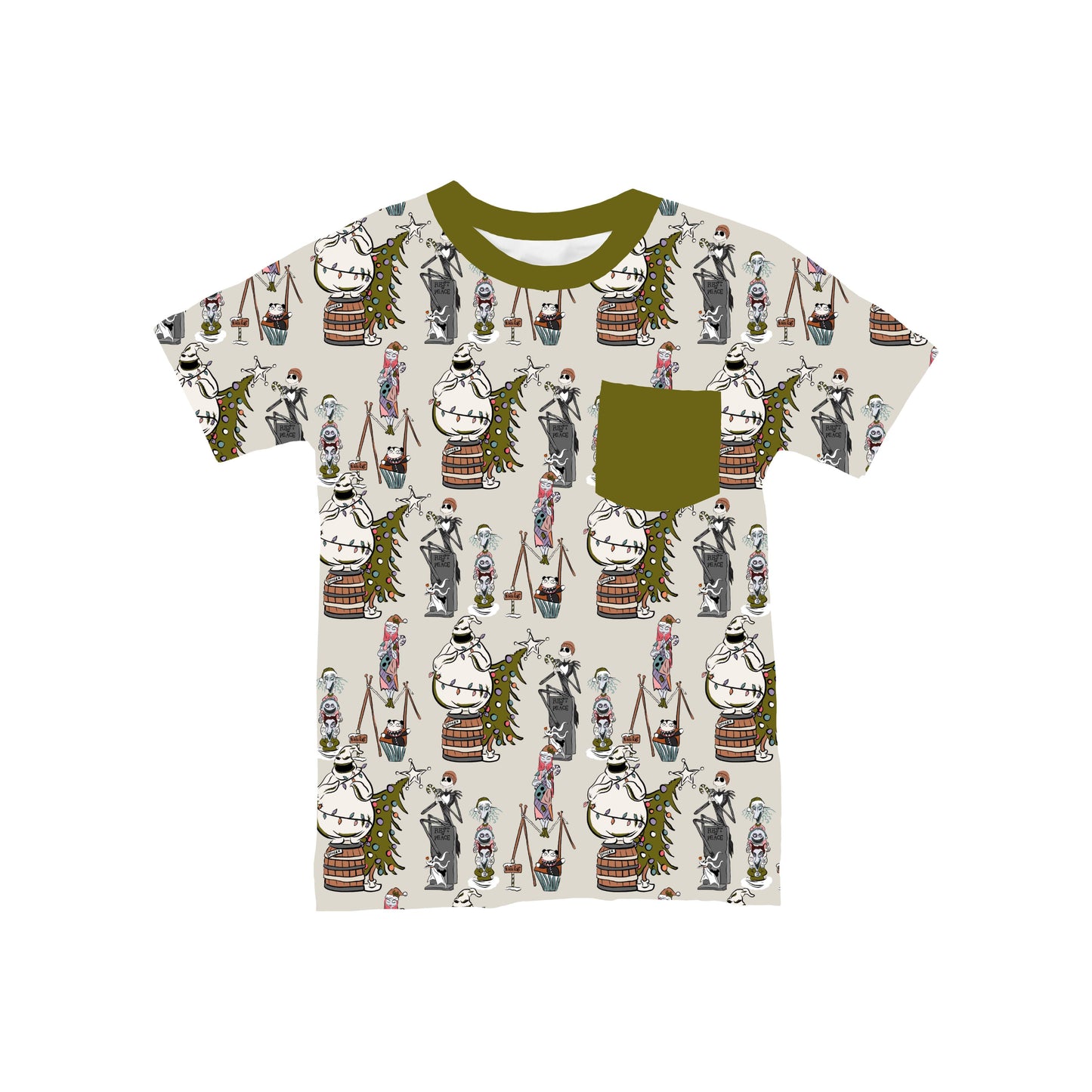 Frightfully Festive Pocket T-Shirt **PreOrder**