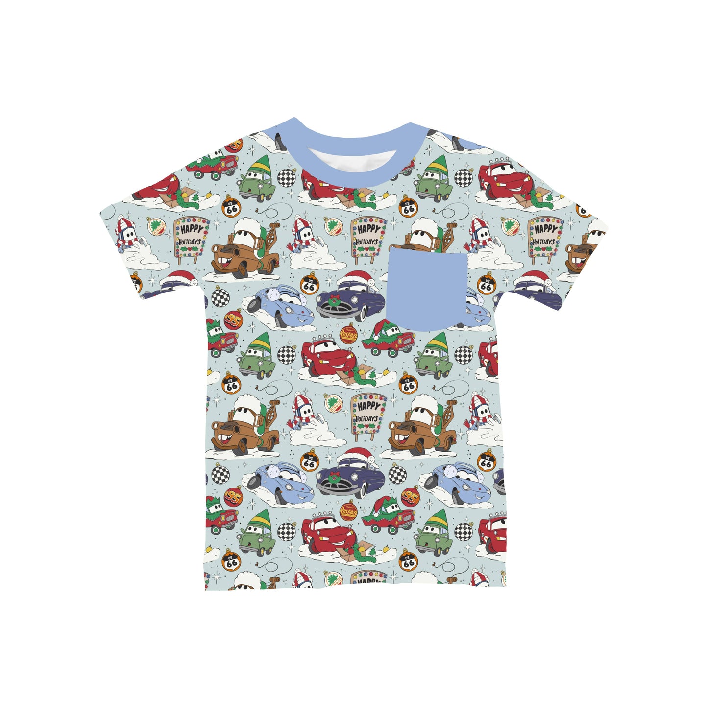 Holiday Pit Stop Pocket T-Shirt **PreOrder**