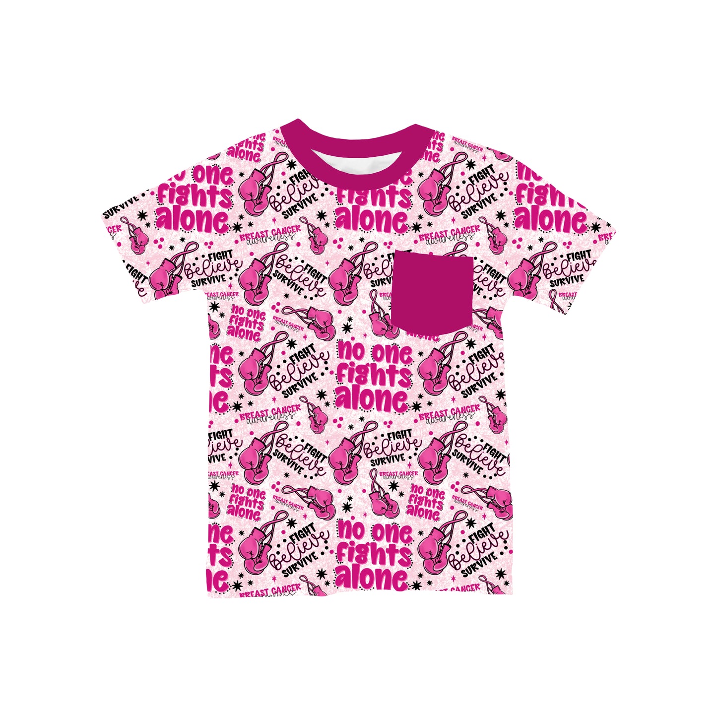 Breast Cancer Awareness Pocket T-Shirt **PreOrder**