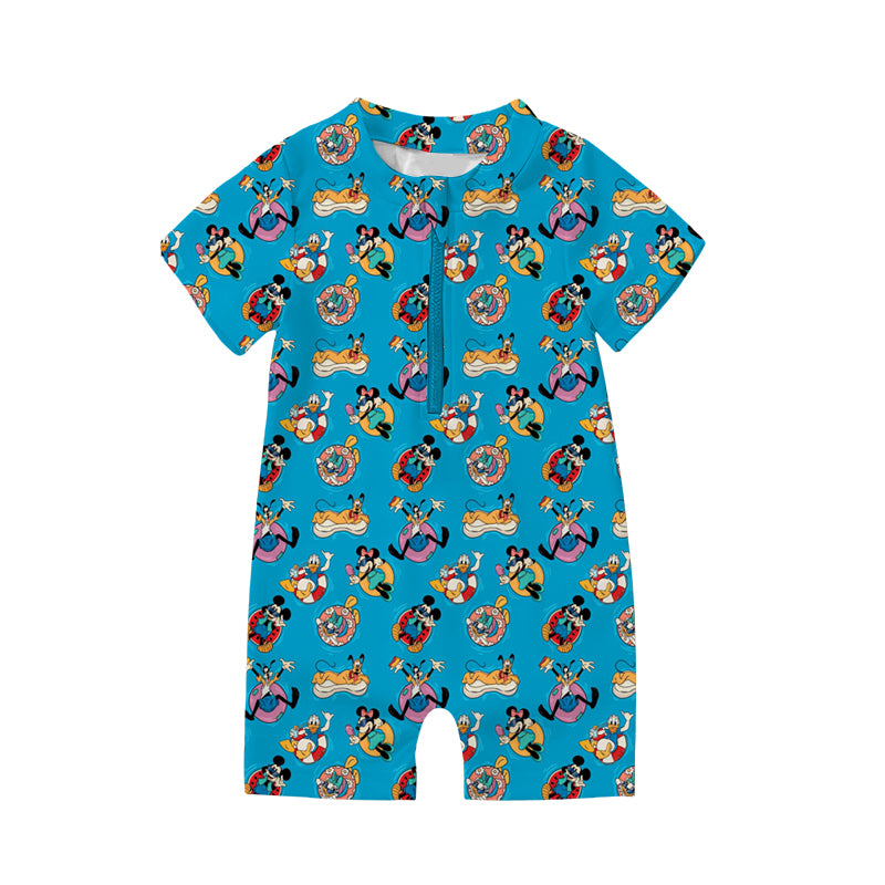 Pool Day Pals Rashguard Boys One-Piece Swimwear *RTS*