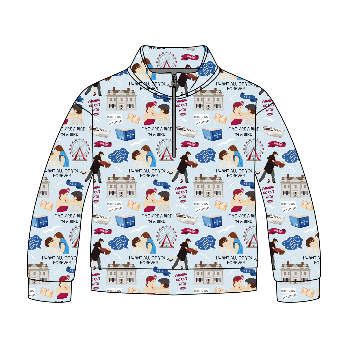 If You're A Bird, I'm A Bird Adult Quarter Zip-Up *RTS*
