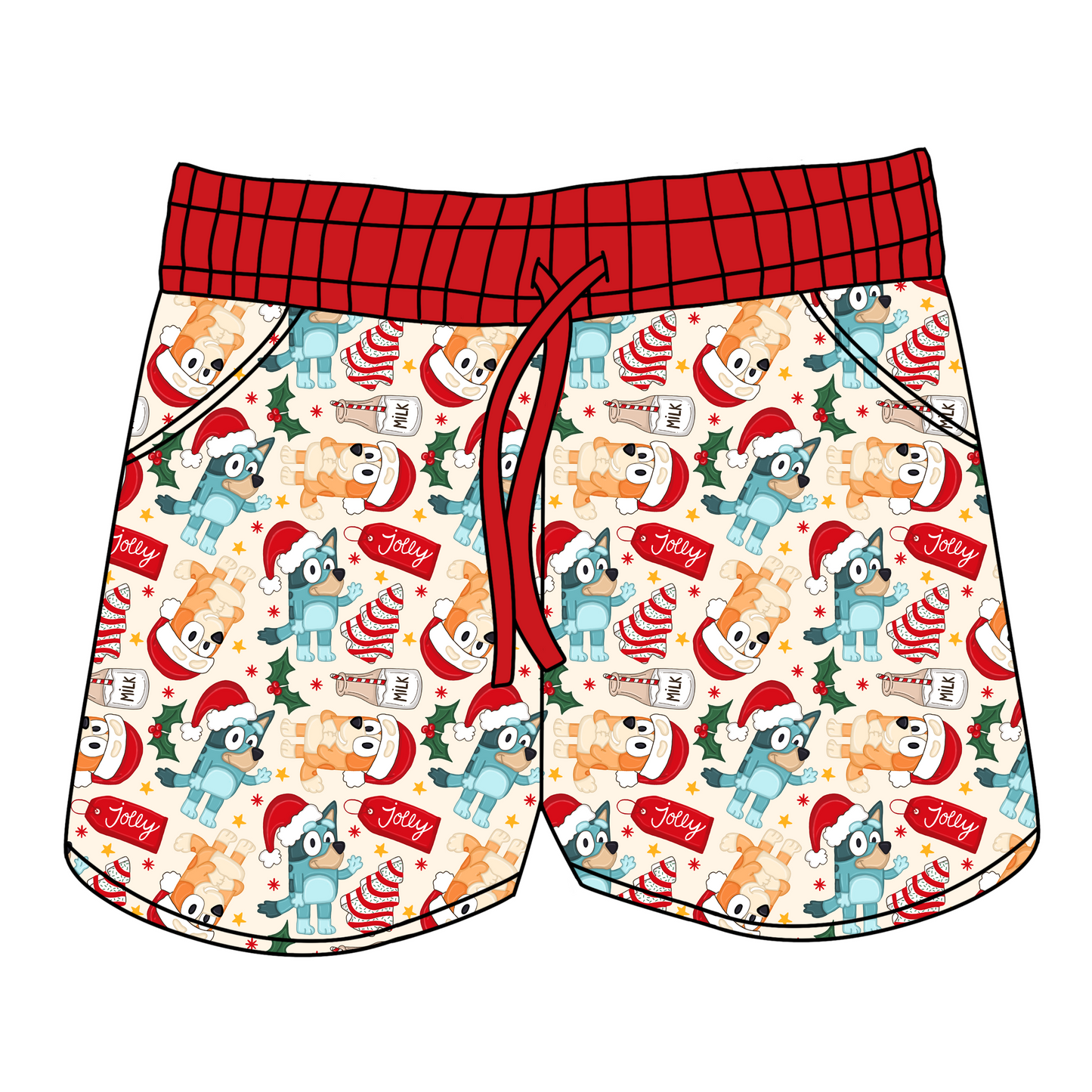 Holiday Heelers Women's Shorts **PreOrder**