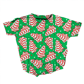 Christmas Tree Cookies Romper **Preorder**