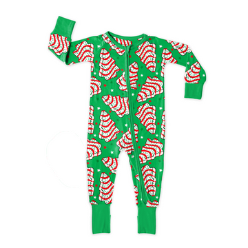 Christmas Tree Cakes Zipper Sleeper **PreOrder**