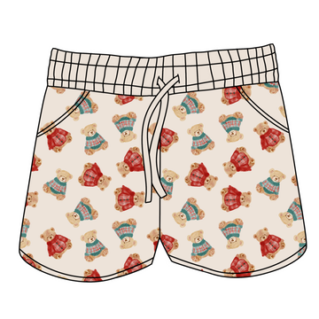 Teddy Tidings Women's Shorts **PreOrder**