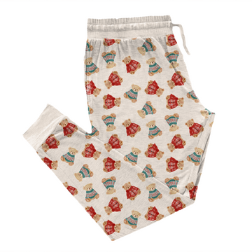 Teddy Tidings Adult Joggers **PreOrder**