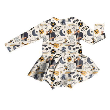 Tennessee Moonlight Bodysuit Youth Twirl Dress **PreOrder**