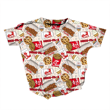 Eat More Chikin Romper **Preorder**