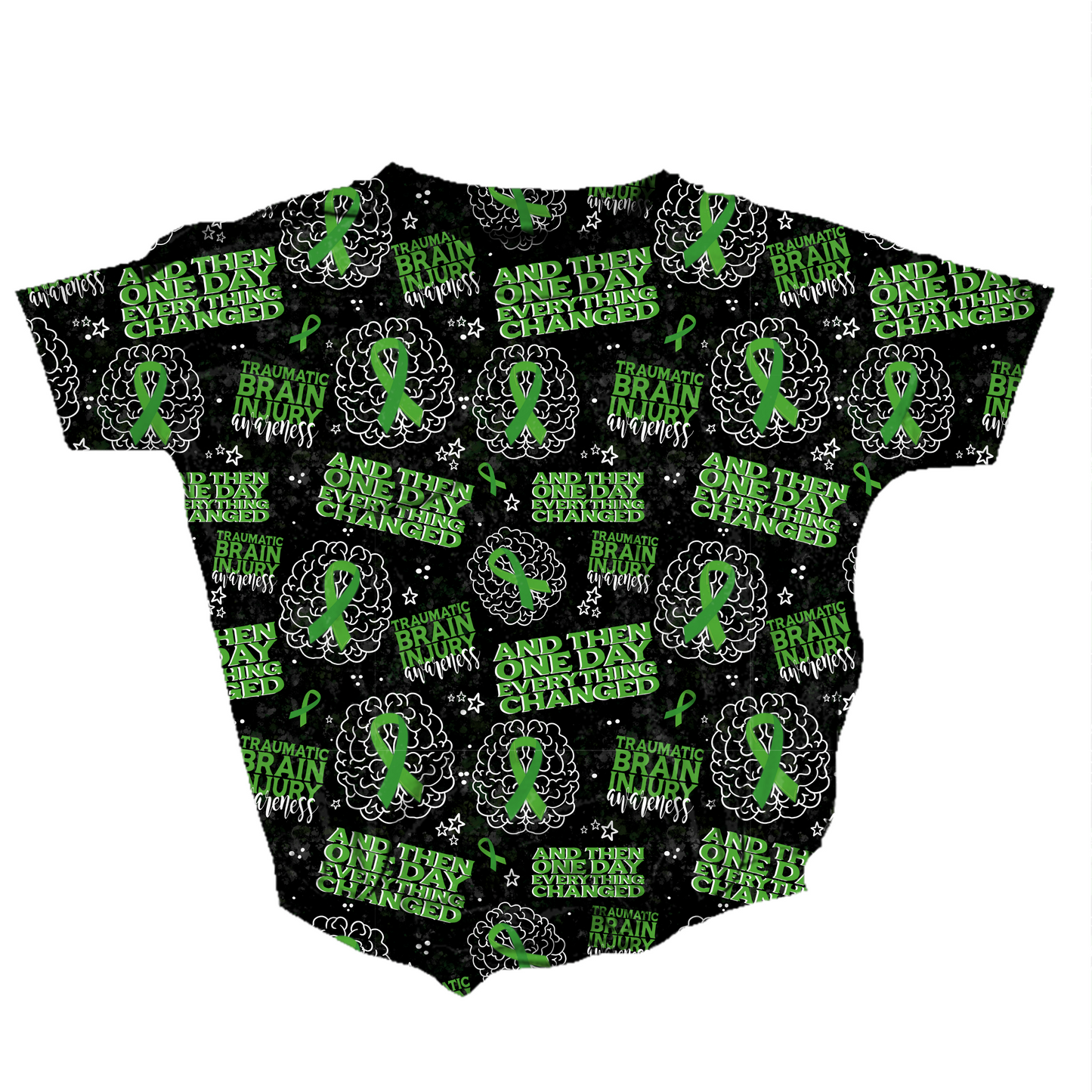 TBI Awareness Medically Adaptable Romper *RTS*