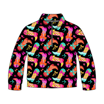 Neon Cowgirl Quarter Zip-Up **PreOrder**