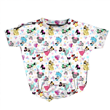 Bows and Tiaras Romper **Preorder**