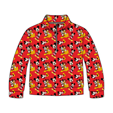 A Mouse and his Dog Quarter Zip-Up **PreOrder**