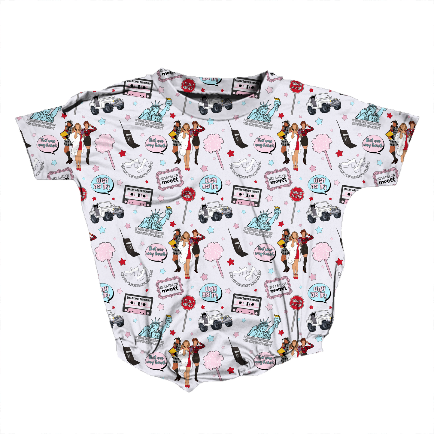Ugh As If! Medically Adaptable Romper *RTS*