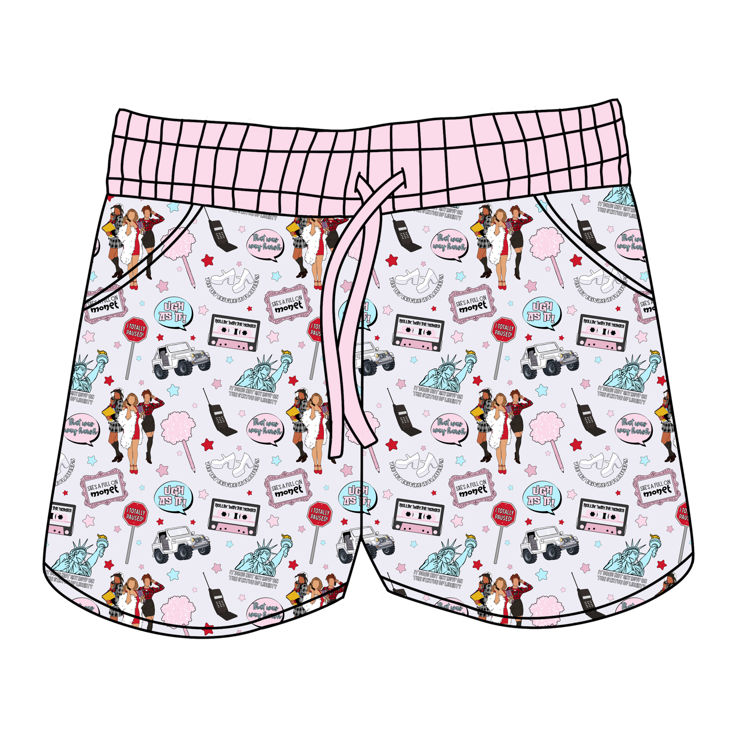 Ugh As If! Women's Shorts *RTS*