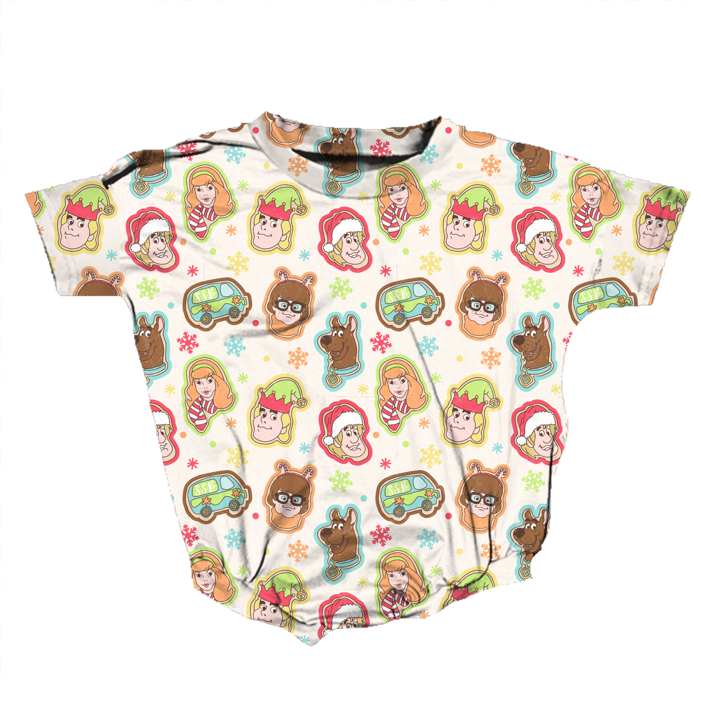 Holiday Clue Crew Romper **Preorder**