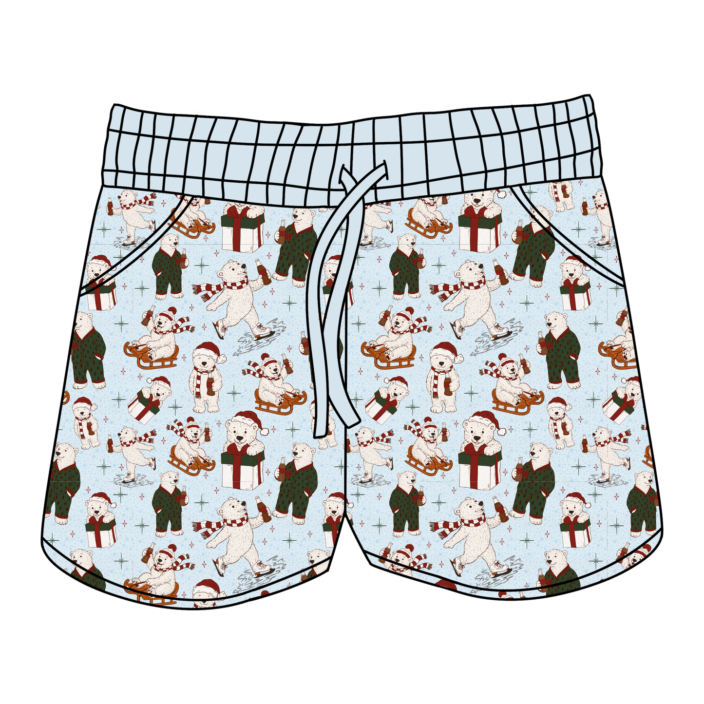 A Beary Merry Christmas Women's Shorts **PreOrder**