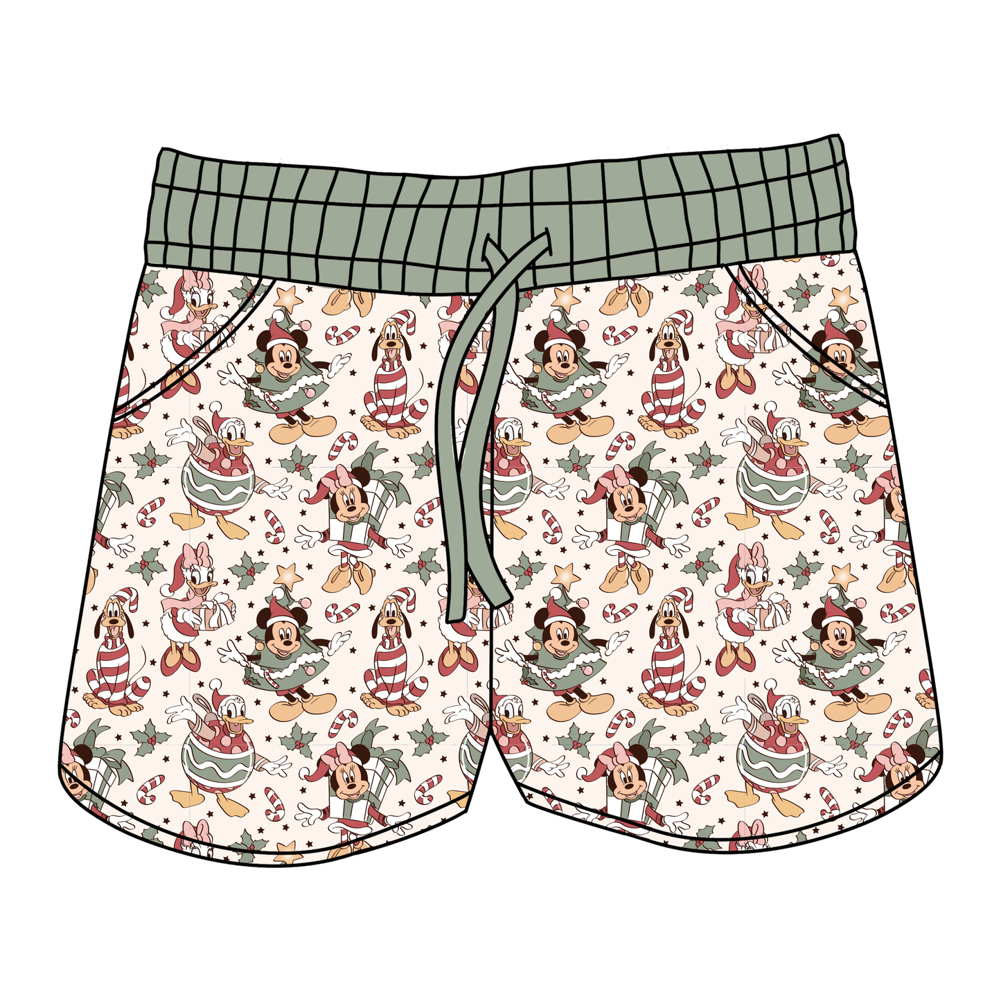Holly Jolly Friends Women's Shorts **PreOrder**