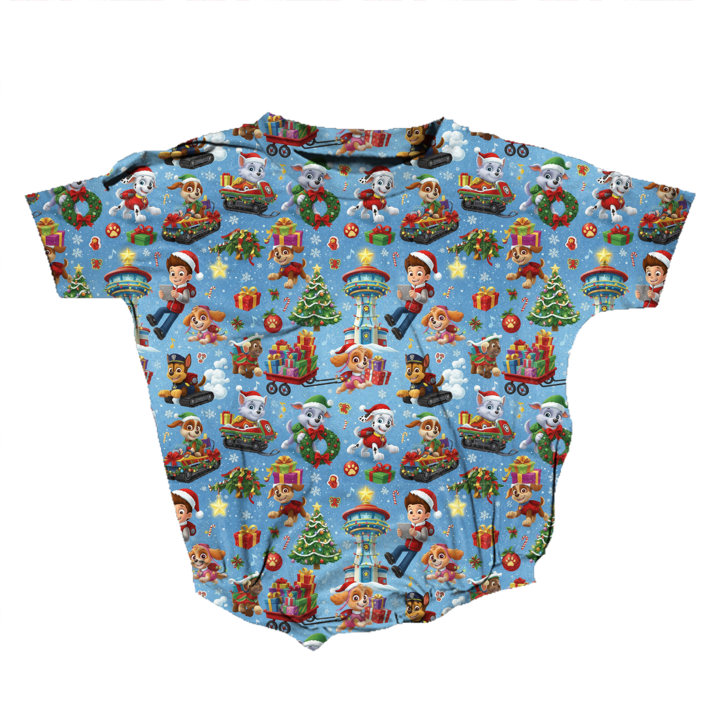 Holiday Hero PupsRomper **Preorder**