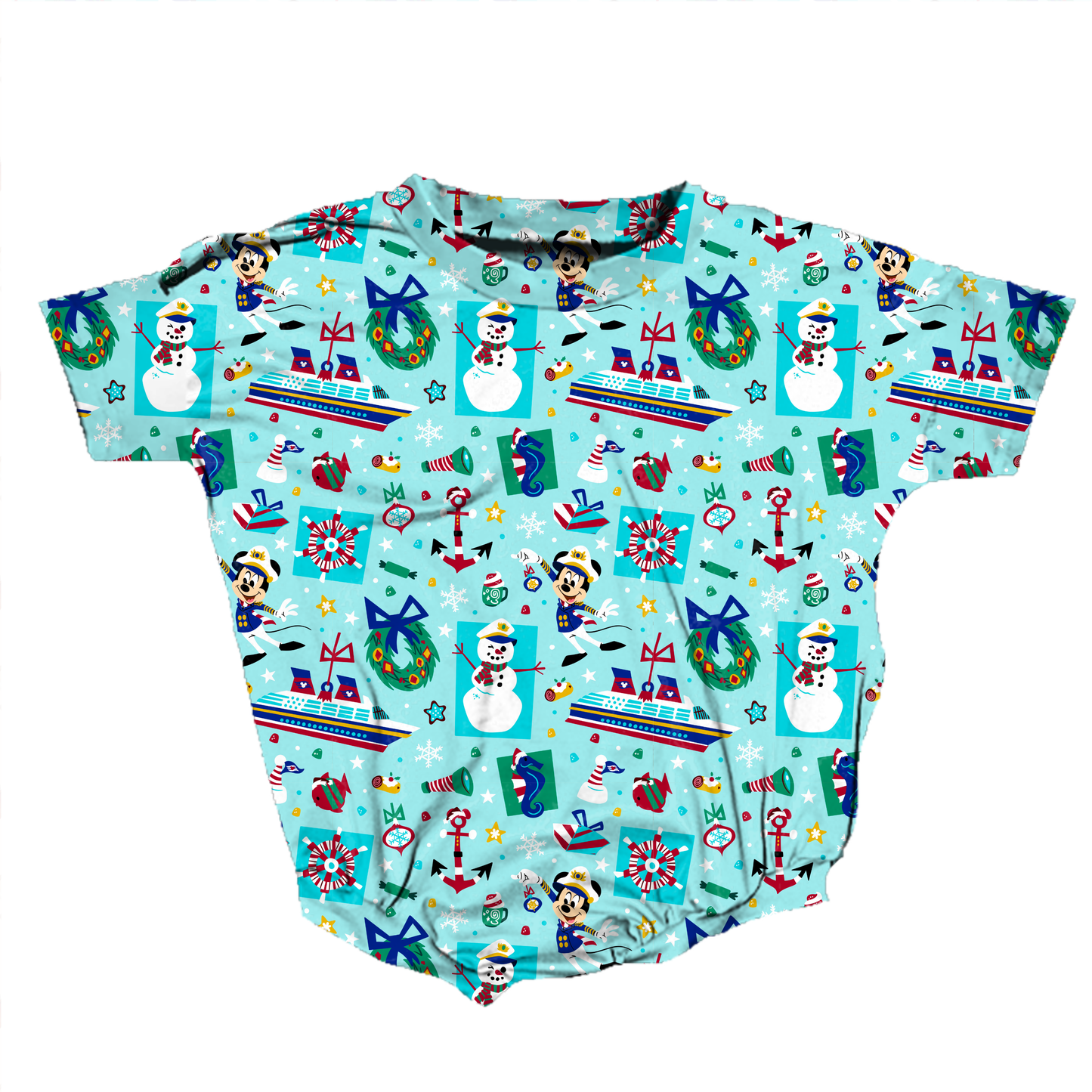 A Holiday At Sea Romper **Preorder**