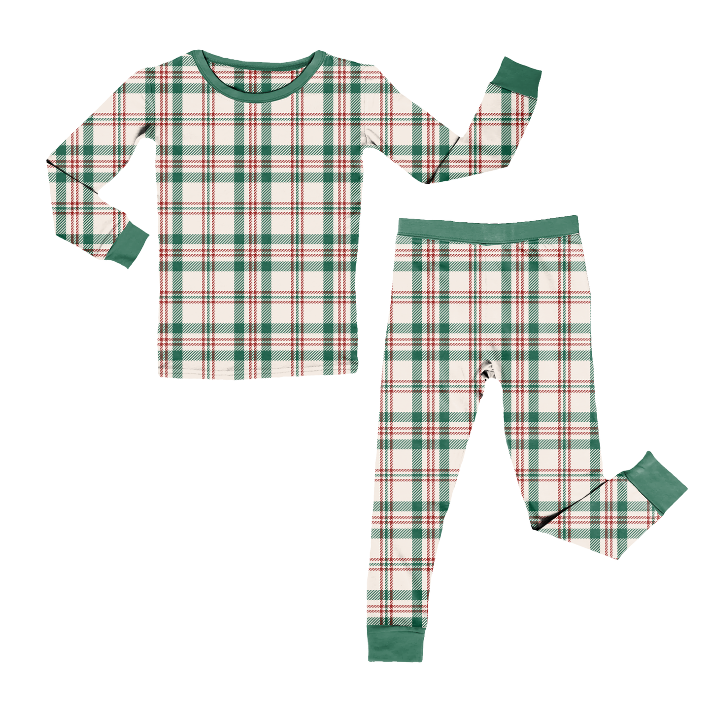 Wrapped in Plaid Youth Pant Set **PreOrder**