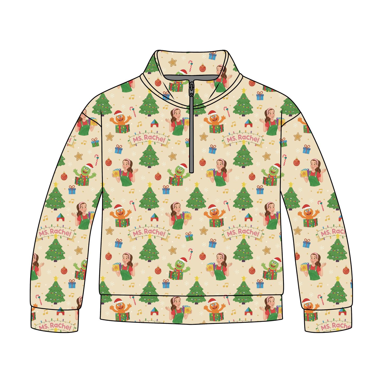 Little Holiday Learners Quarter Zip-Up **PreOrder**
