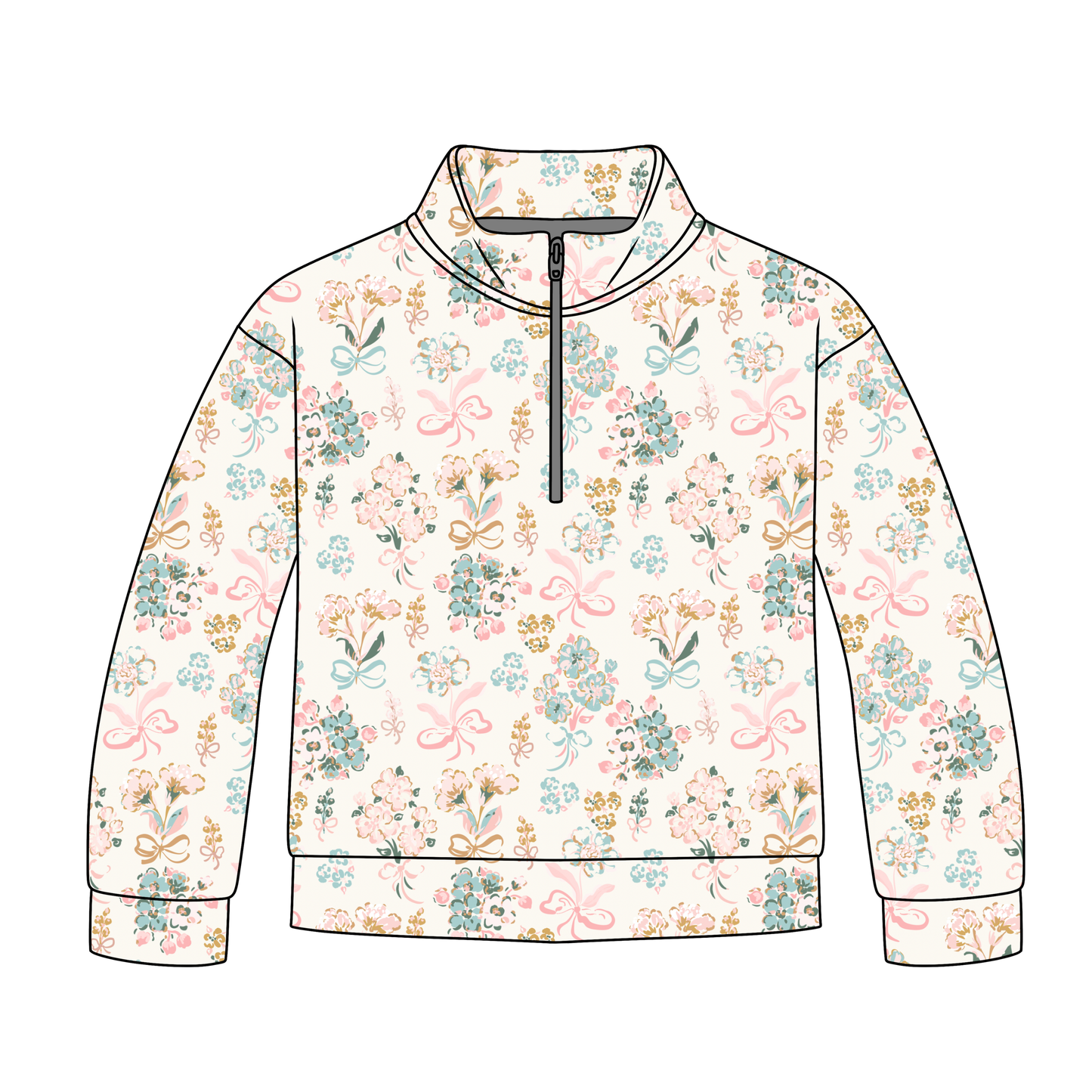 Garden Daydream Quarter Zip-Up *RTS*