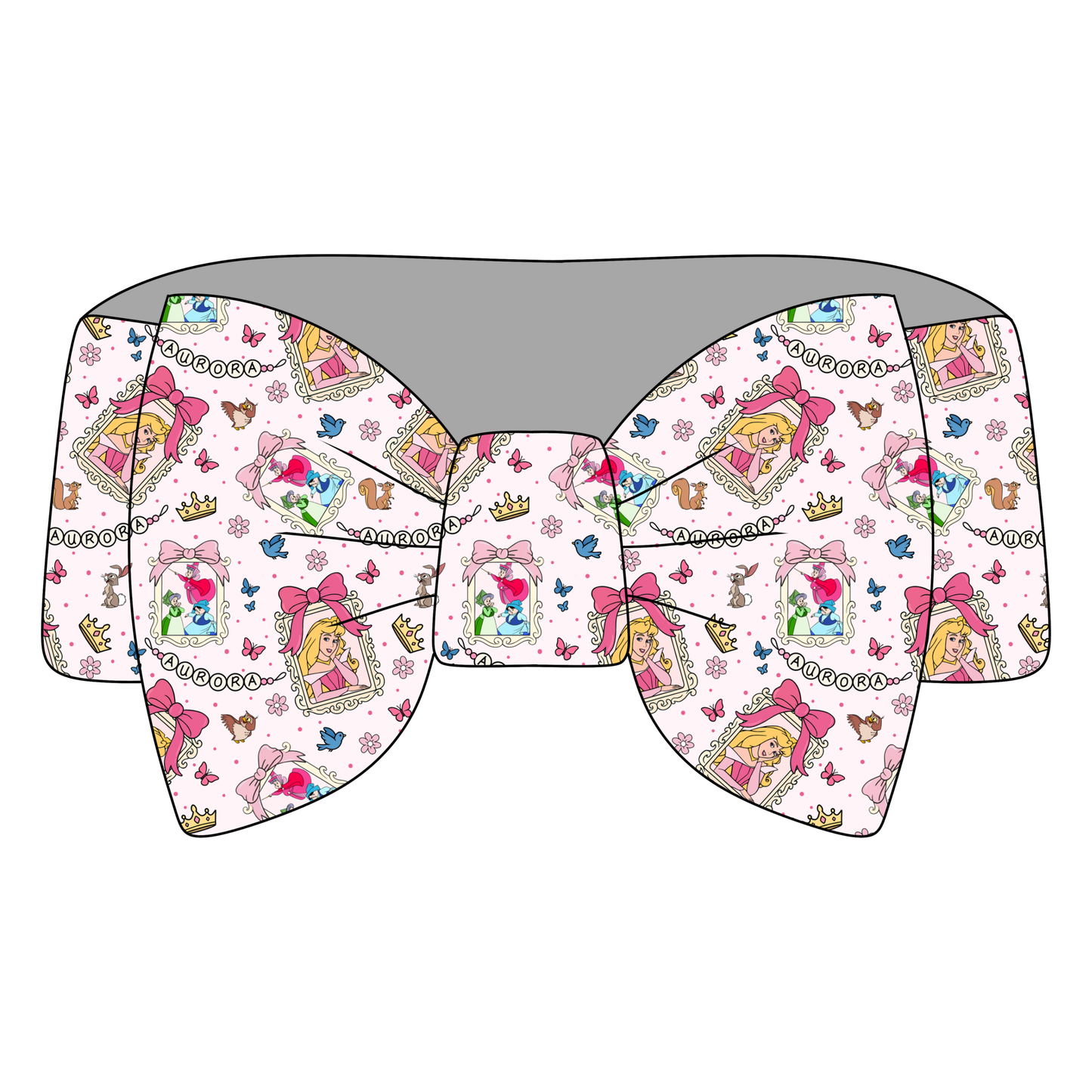 A Kiss for the Princess Bamboo Bow Headband *RTS*