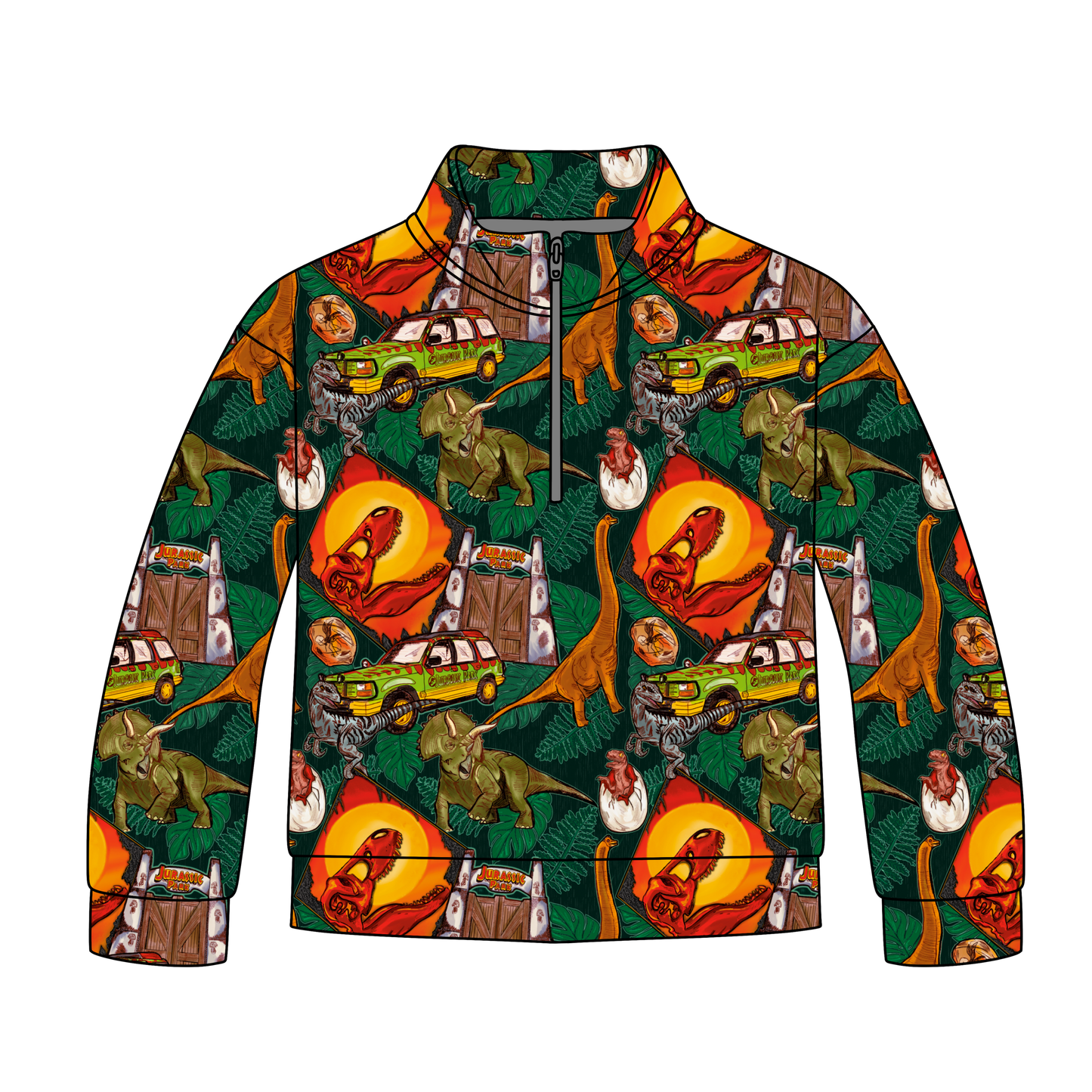 Modern Prehistoric Quarter Zip-Up *RTS*