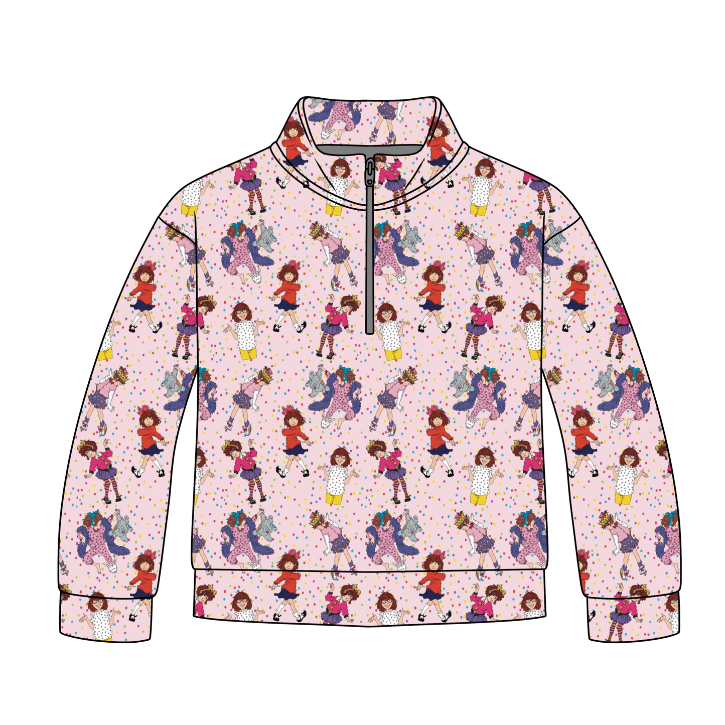 Adventures in Trouble Quarter Zip-Up *RTS*