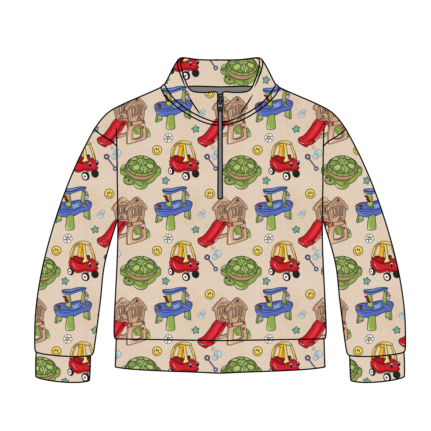 Backyard Play Days Quarter Zip-Up *RTS*