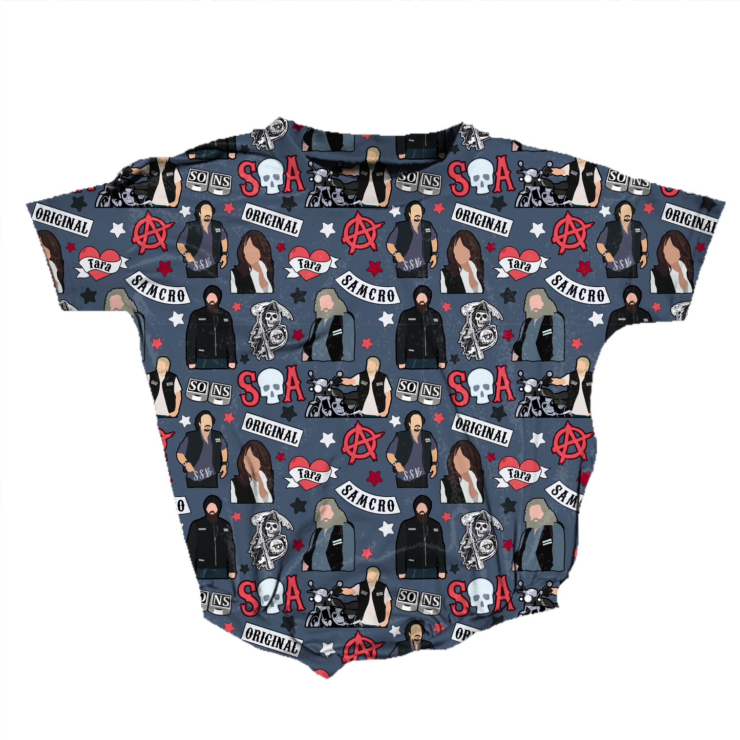 Born to Ride Medically Adaptable Romper *RTS*