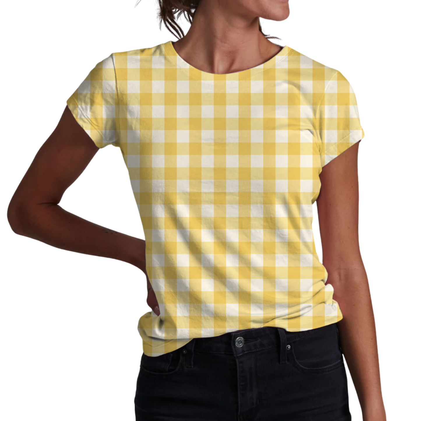 Little Sunshine Squares Adult Women's T-shirt *RTS*