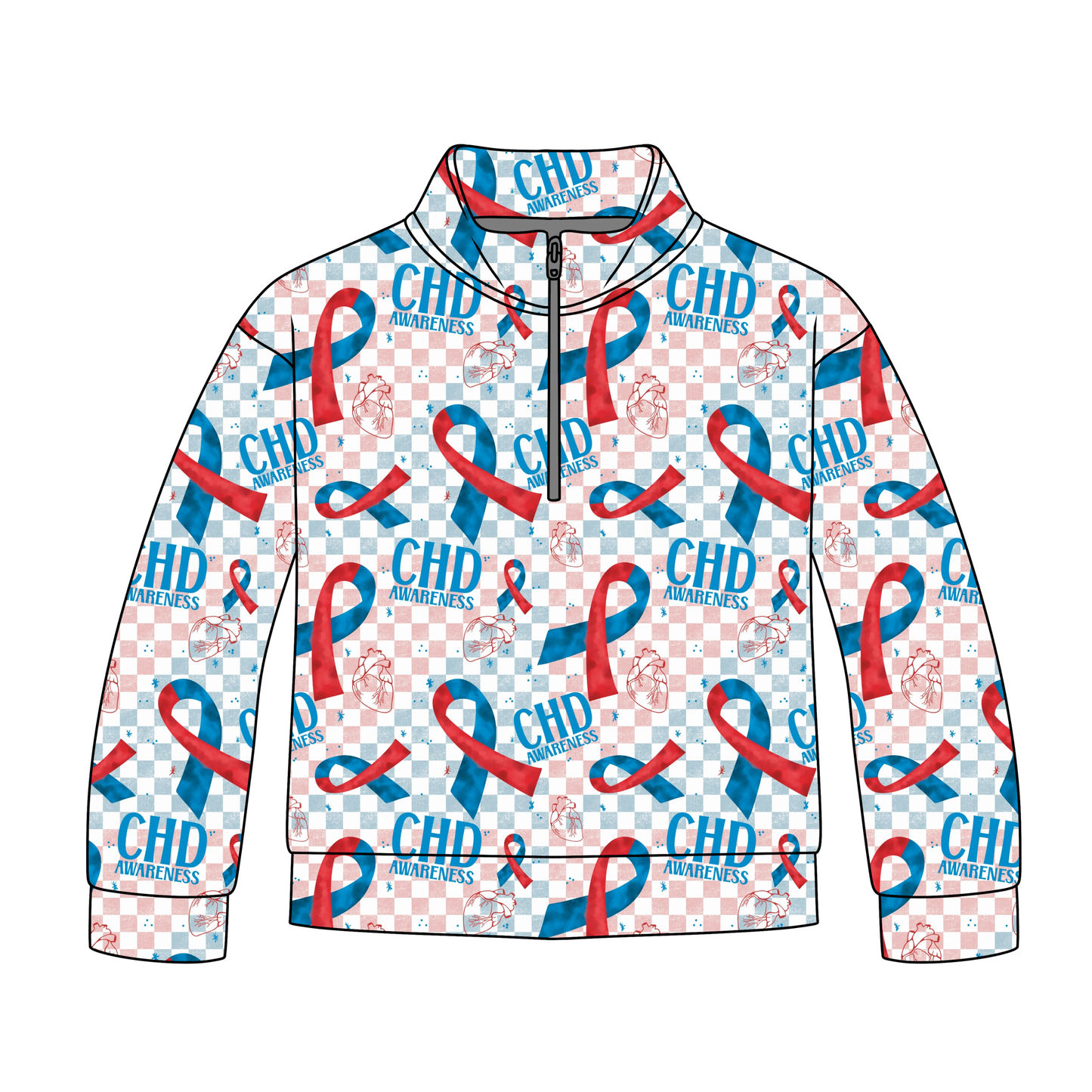CHD Awareness Quarter Zip-Up *RTS*