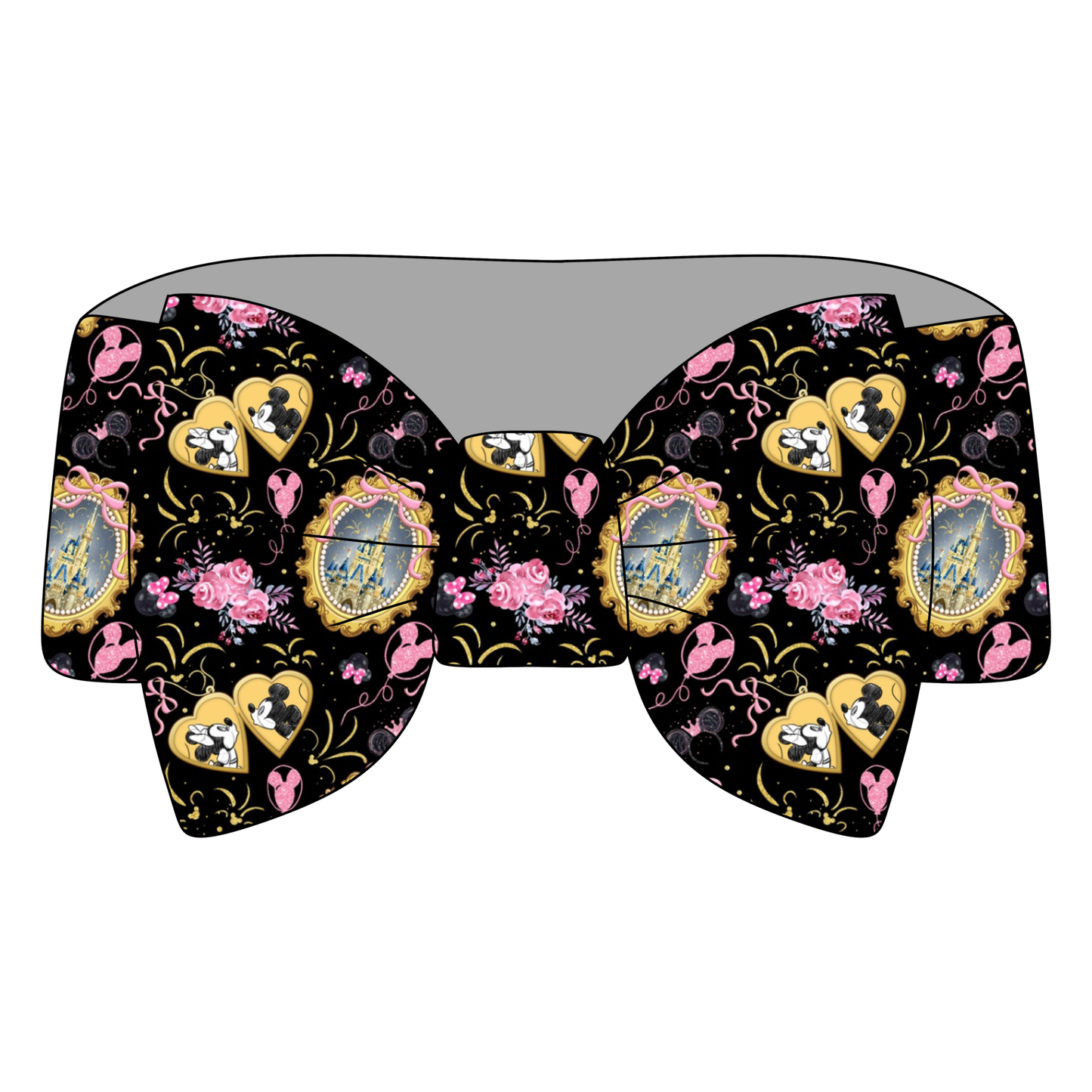 Magical Mouse Locket Friends Bamboo Bow Headband *RTS*
