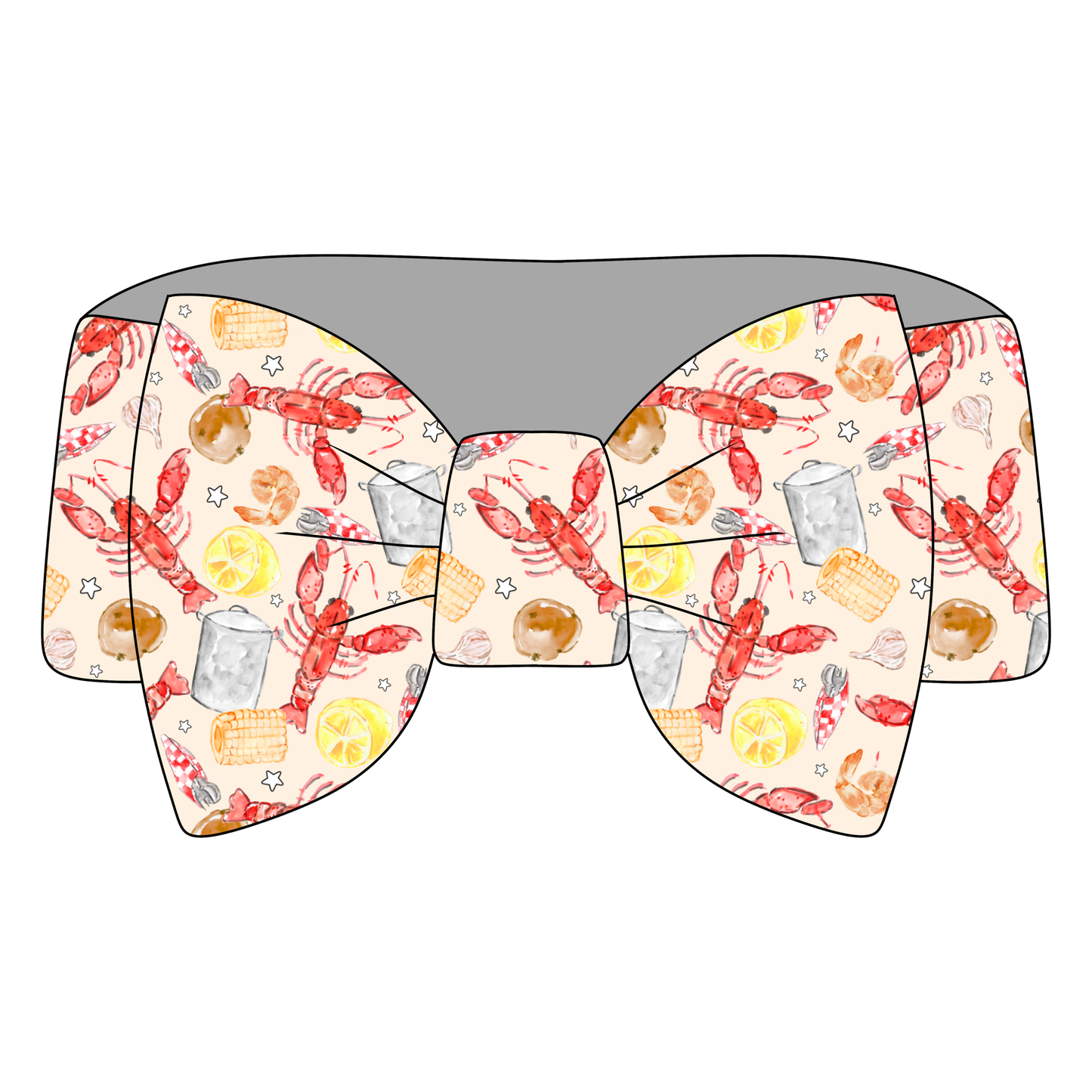 Backyard Bayou Bash Bamboo Bow Headband *RTS*