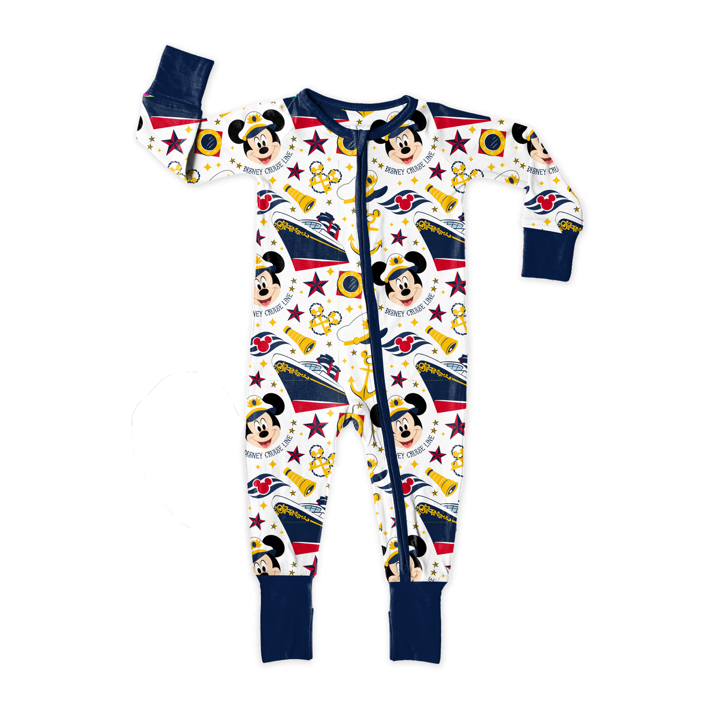 Sea You Real Soon Medically Adaptable Zipper Sleeper *RTS*