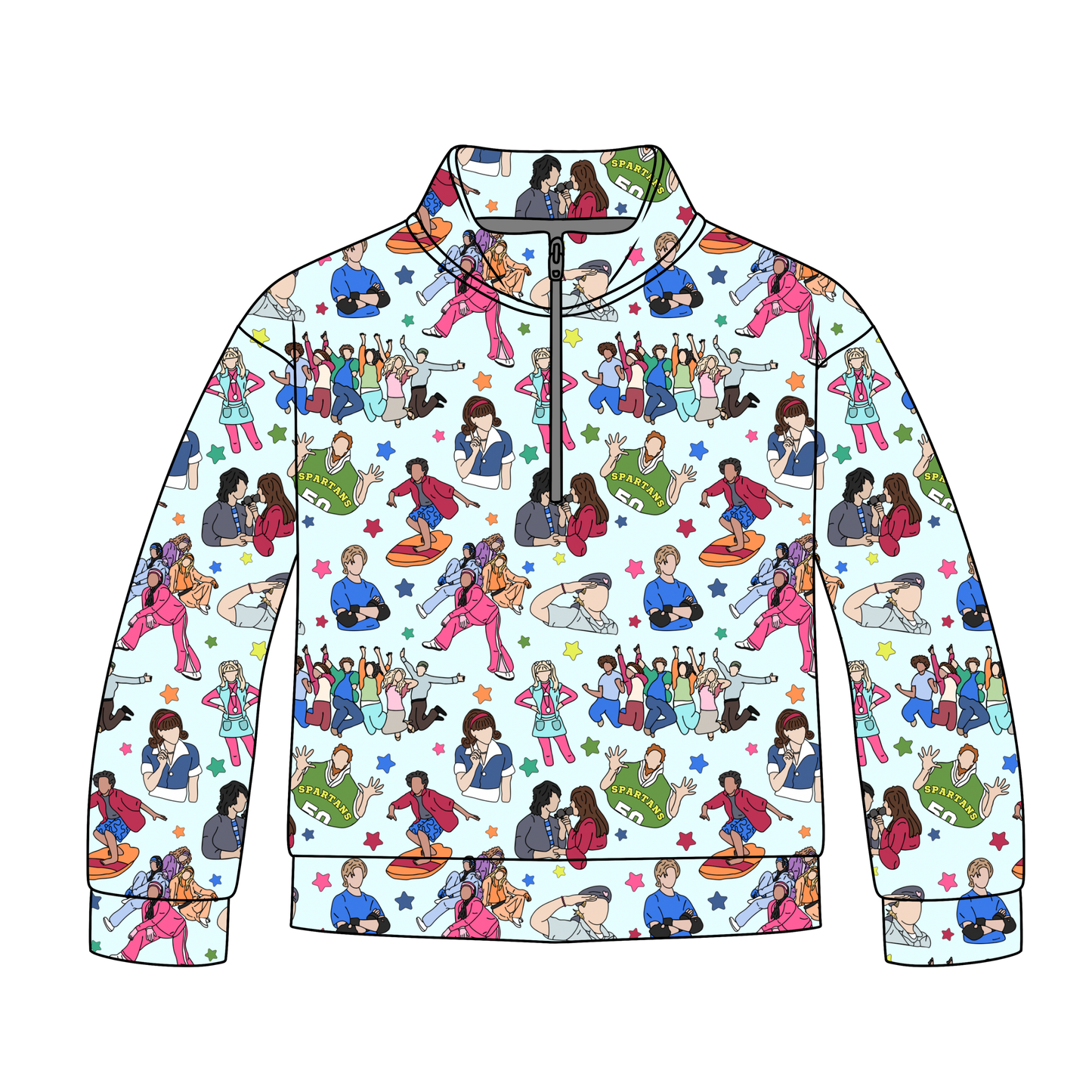 Friday Night Flicks Quarter Zip-Up *RTS*