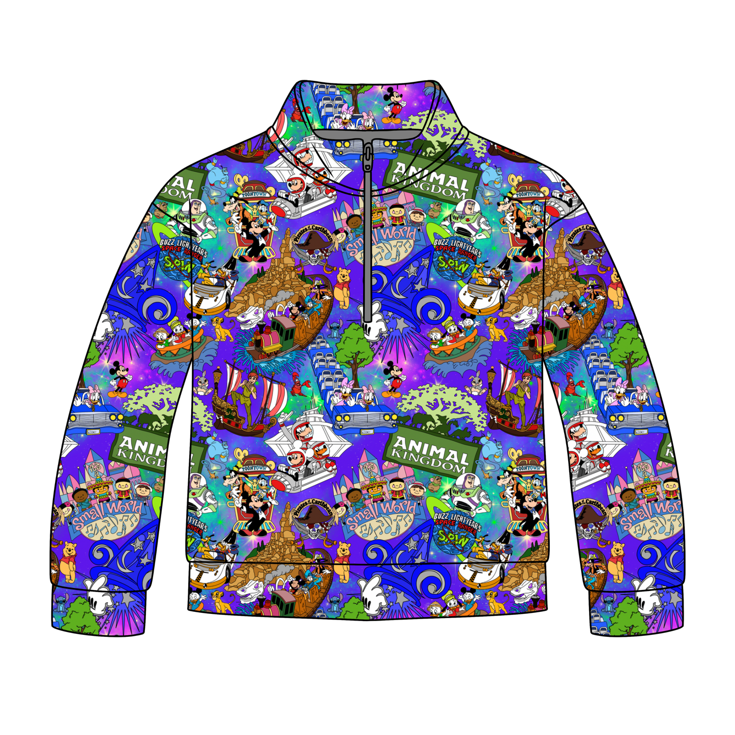 Wish Upon the Parks Quarter Zip-Up *RTS*