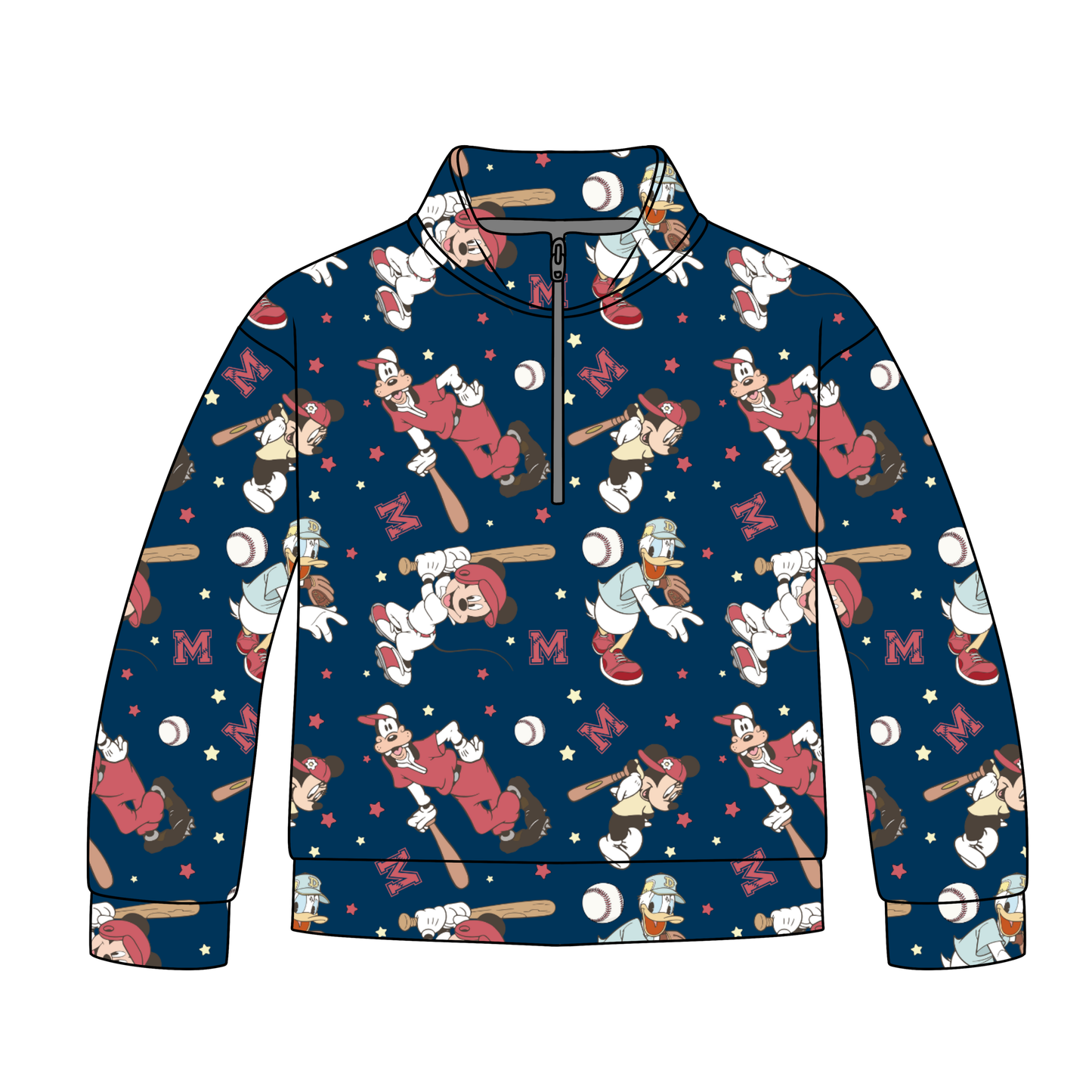 Main Street Sluggers Quarter Zip-Up *RTS*