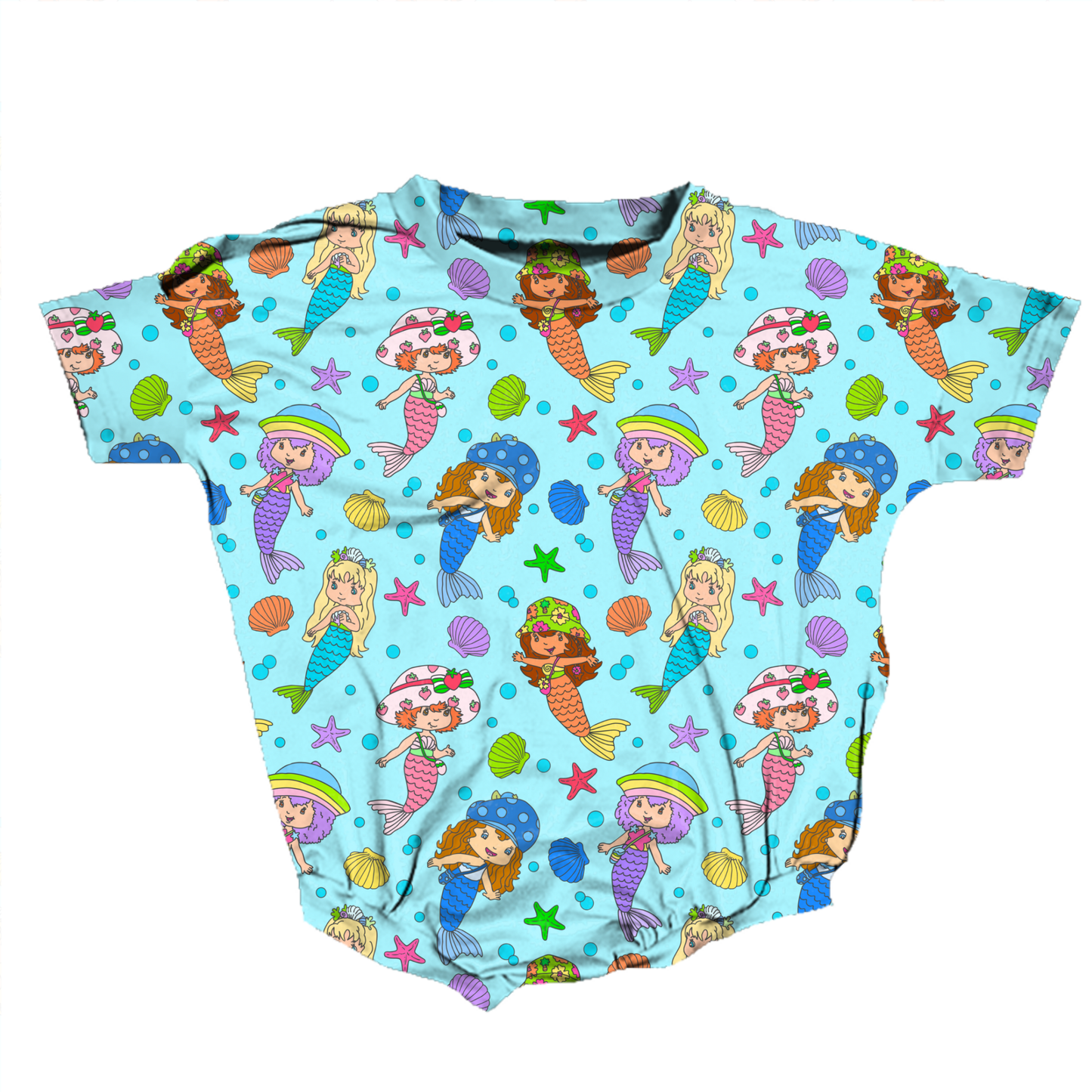 Berry Sweet Mermaids Romper *RTS*