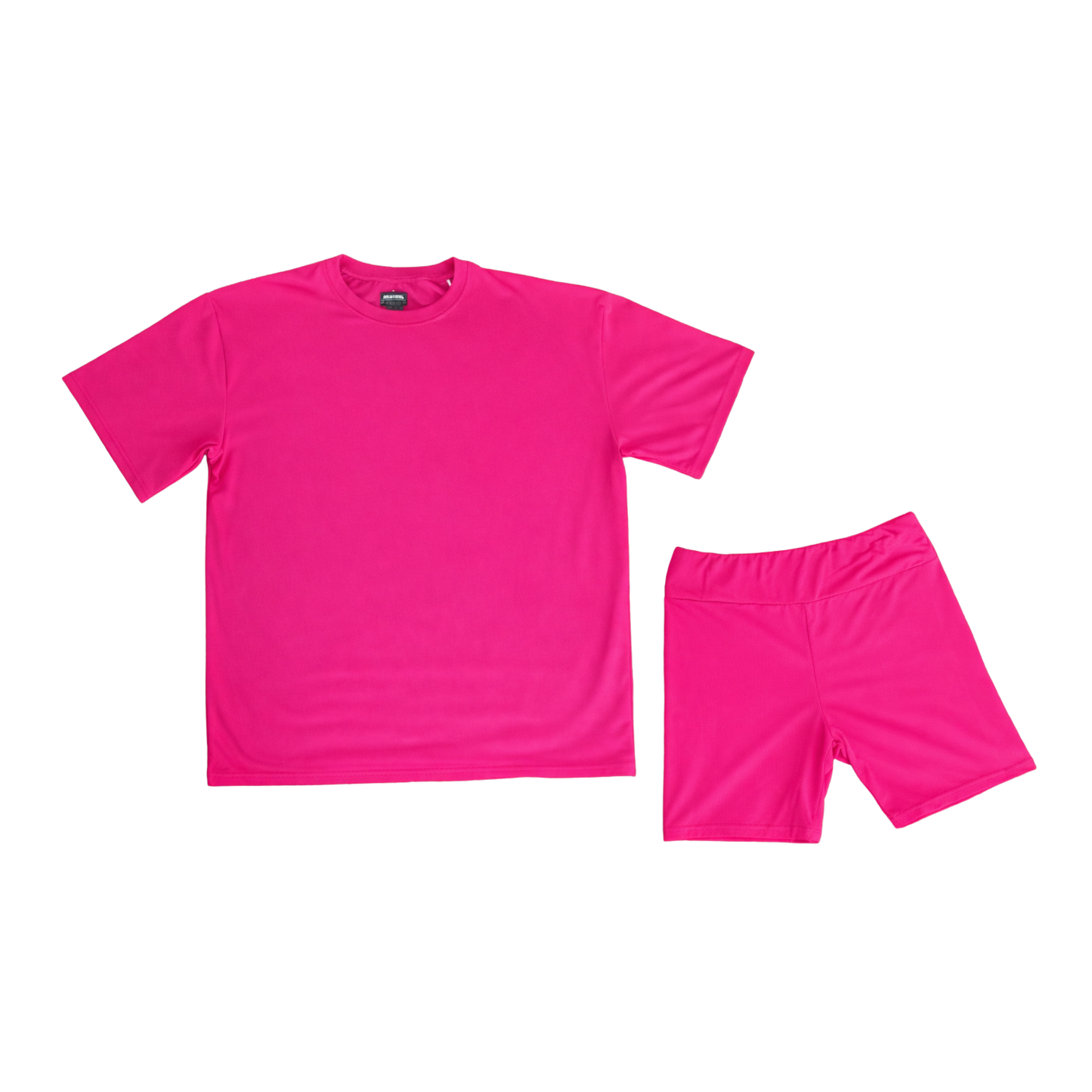 Hot Pink Women's Biker Short Set *RTS*
