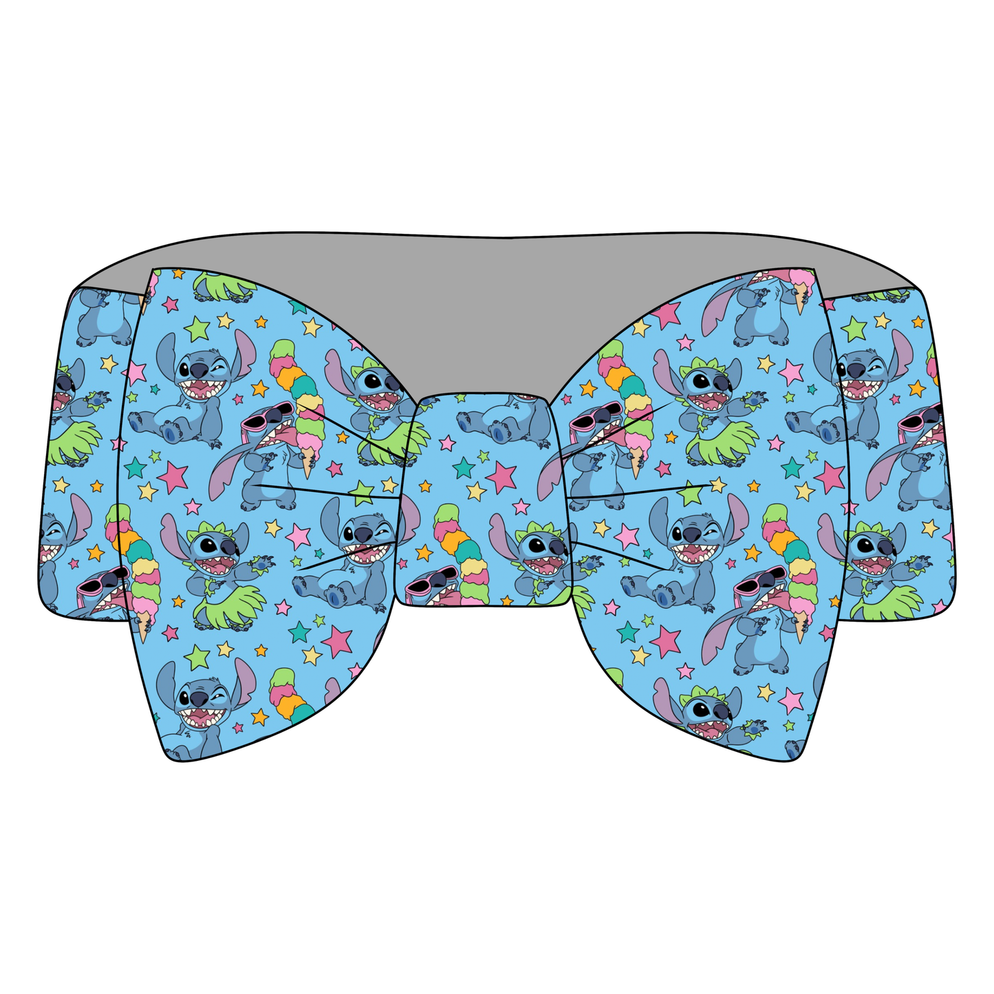 Ohana Summer Party Bamboo Bow Headband *RTS*