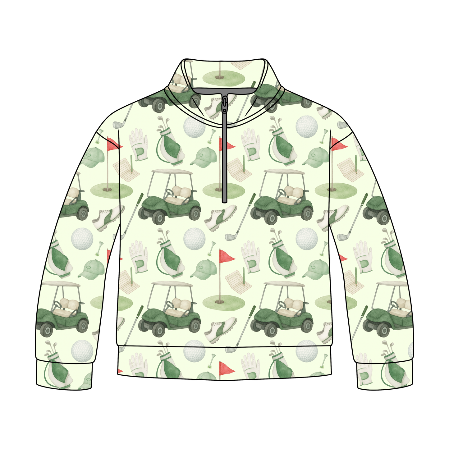 Chasing Birdies Quarter Zip-Up *RTS*