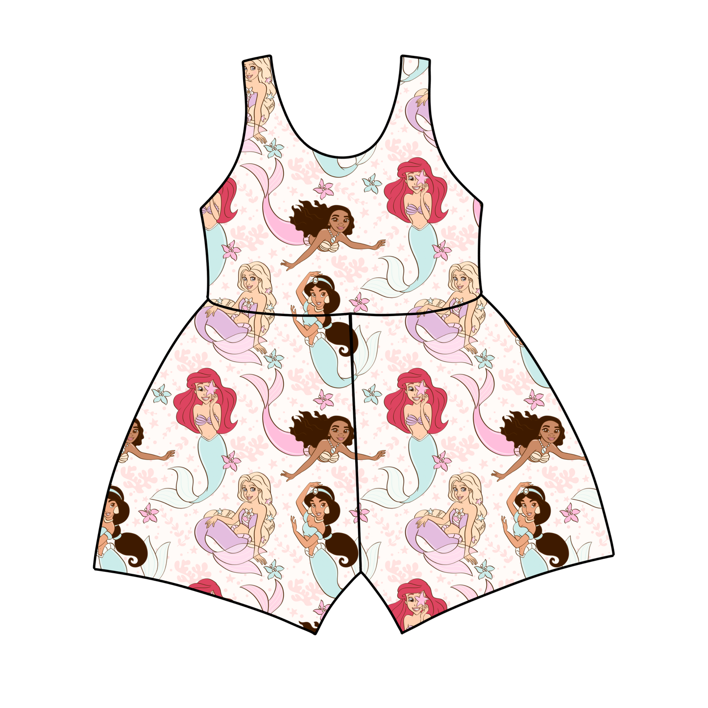 Magical Mermaids Jumpsuit *RTS*