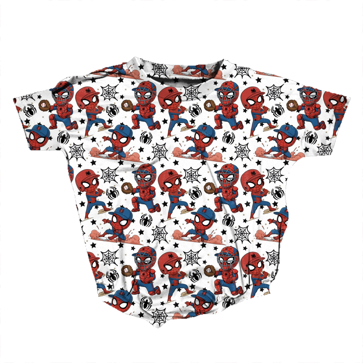 Friendly Neighborhood Slugger Romper *RTS*