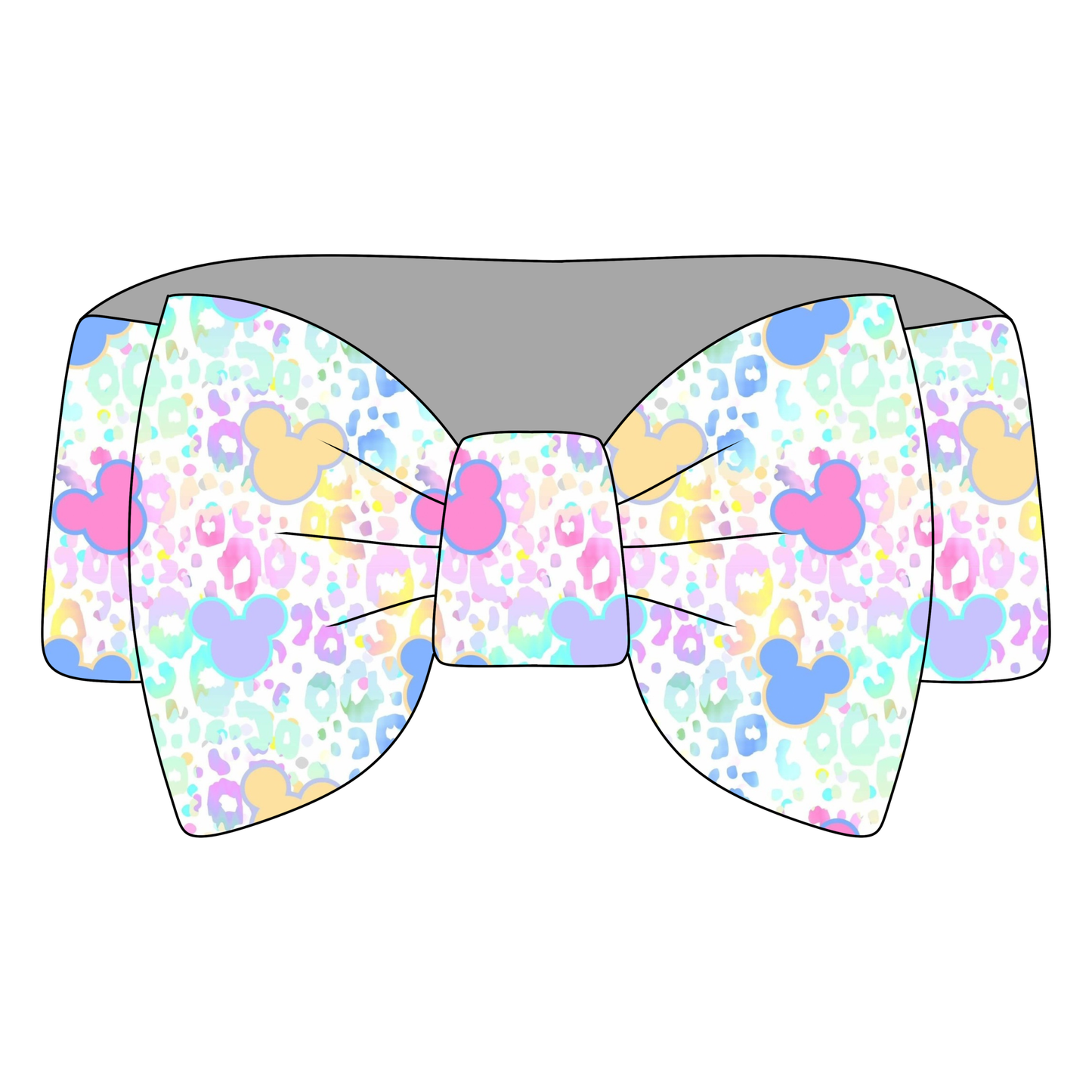 Pastel Mouse Magic Bamboo Bow Headband *RTS*