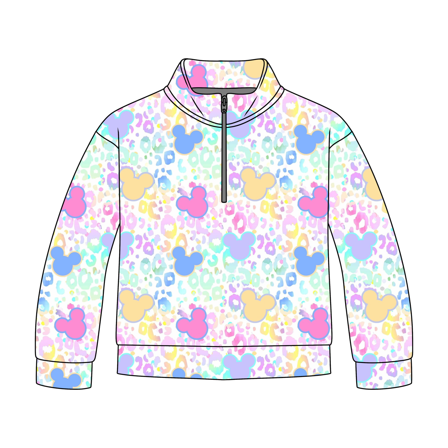 Pastel Mouse Magic Quarter Zip-Up *RTS*