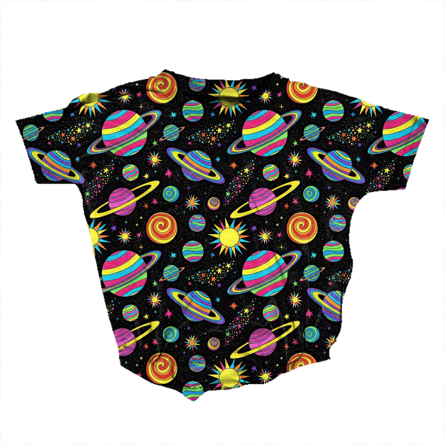 Neon Galaxy Romper *RTS*